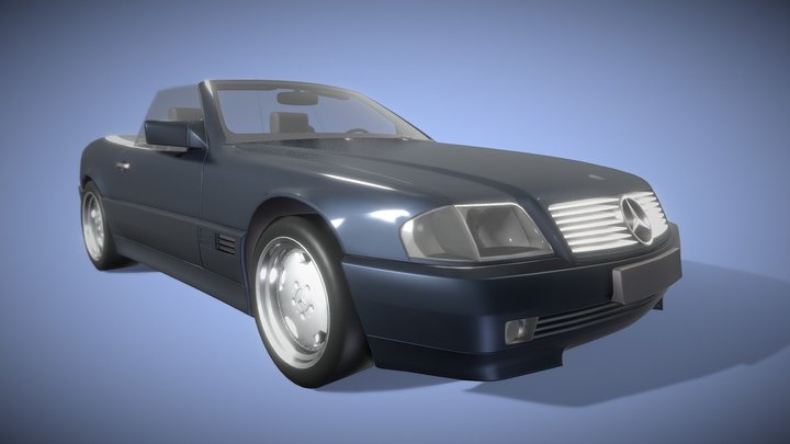 Mercedes SL500 AMG 3D Model