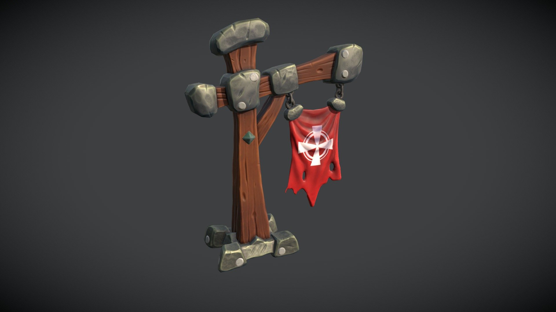 Banner Diorama - 3D model by mr_fayazoff [578c122] - Sketchfab