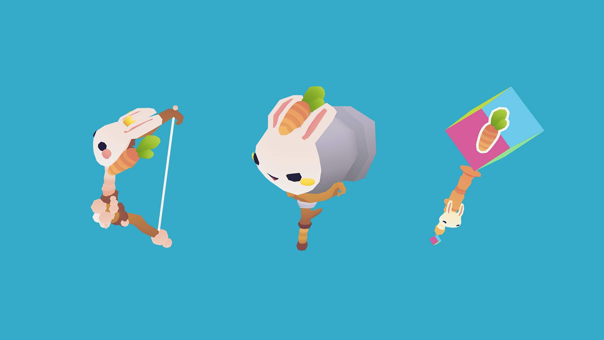 3D model RPG ITEMS #6 – Bunny Theme - This is a 3D model of the RPG ITEMS #6 - Bunny Theme. The 3D model is about background pattern.