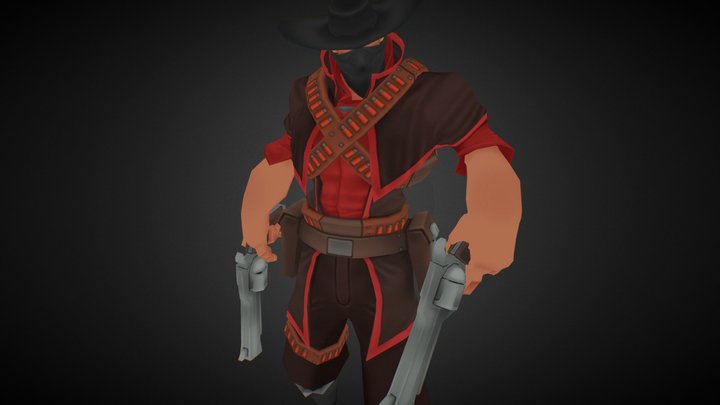 Gunslinger 3D Model