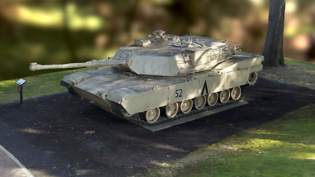 M1 Abrams Tank  -RAWscan
