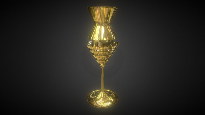 Drinking glass 1 (in my own design) 3D Model