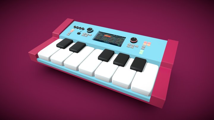 Chunky Synth 3D Model