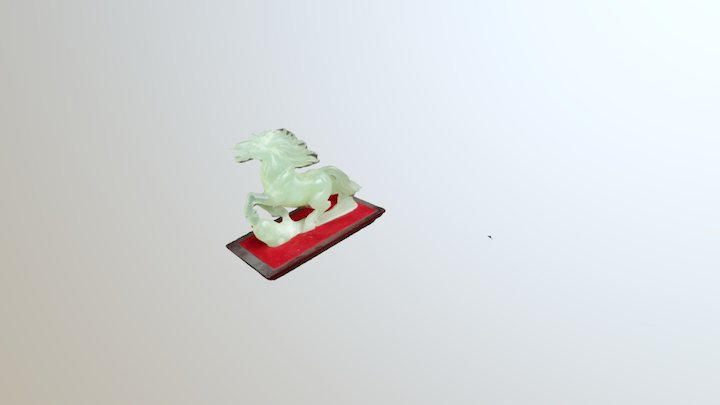 Jade horse 3D Model