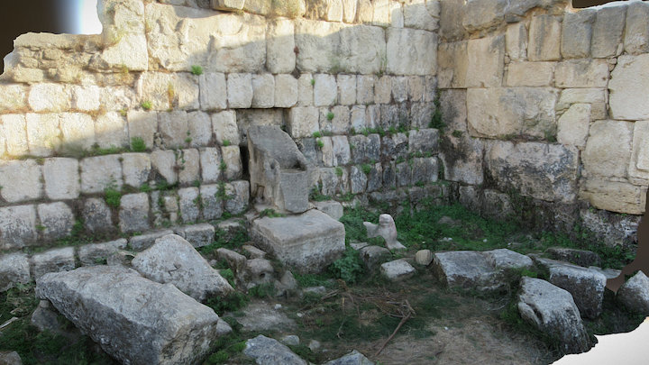 Throne of Astarte at the Eshmun Temple (Lebanon) 3D Model