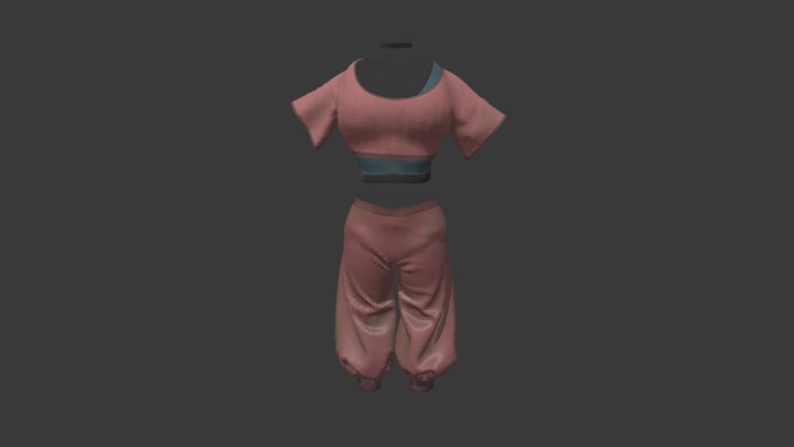 Girl suit_02 3D Model
