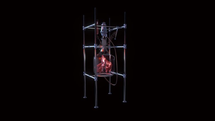 cultured meat bioreactor 3D Model