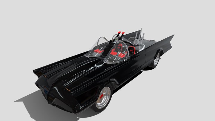 BATMOBILE 1960's  version 3D Model