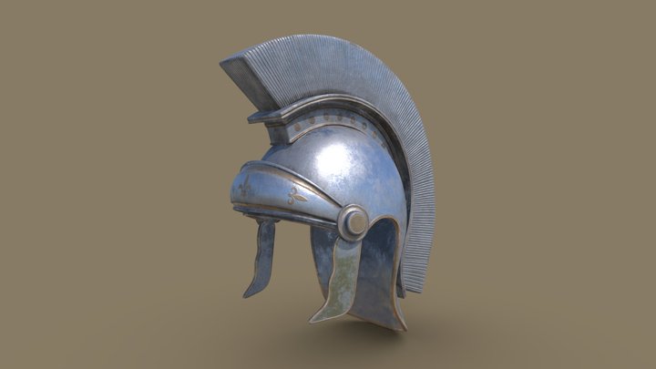 Roman Helmet 3D Model