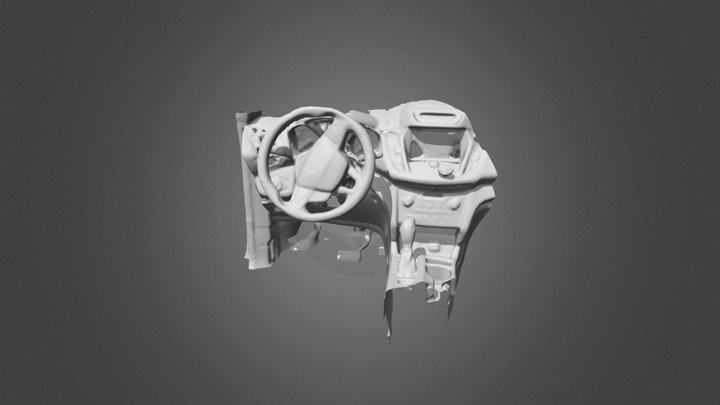 Ford Escape Dashboard 3D Model