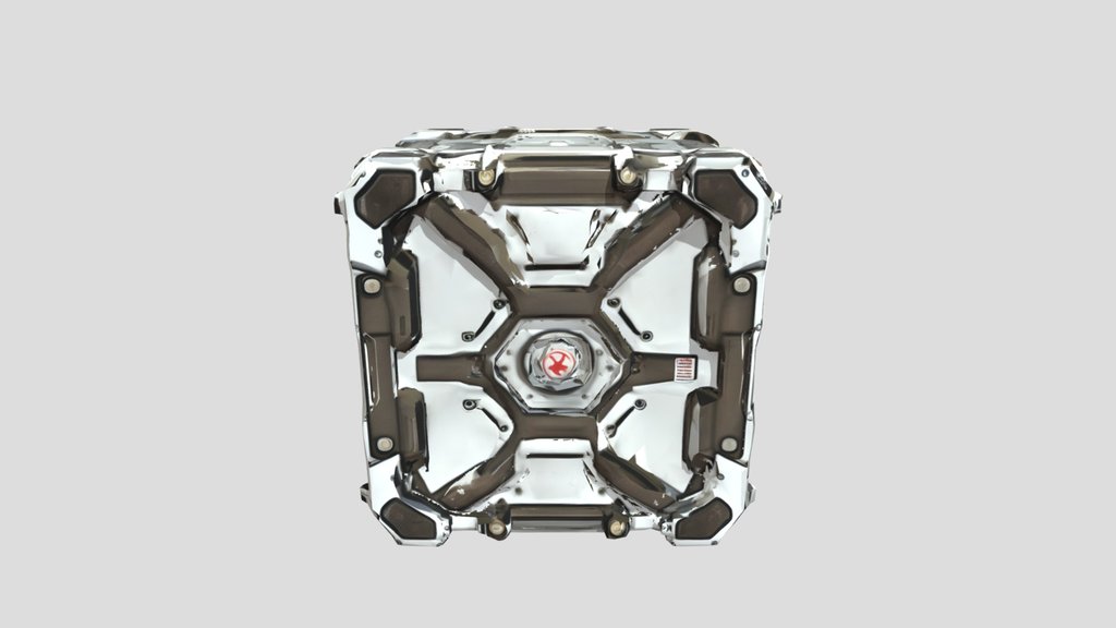 Sci-Fi Crate — 3D Model | Game Ready | PBR Textu