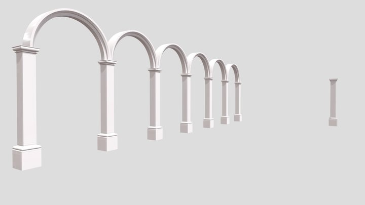 Arches 3D Model