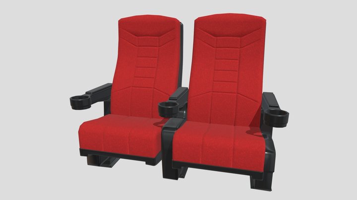 Red Cinema chair – Modello 3D gratuito STL