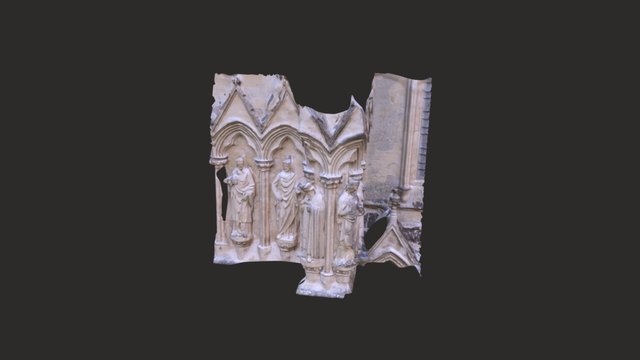 Cathedral Facade 3D Model