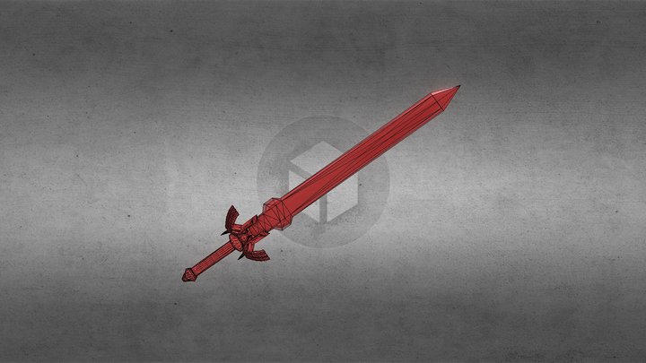 cartoon-master-sword (1) 3D Model