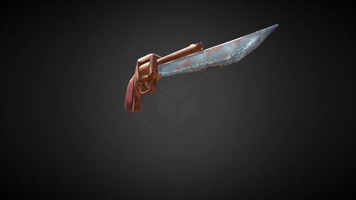 Revolverknife 3D Model