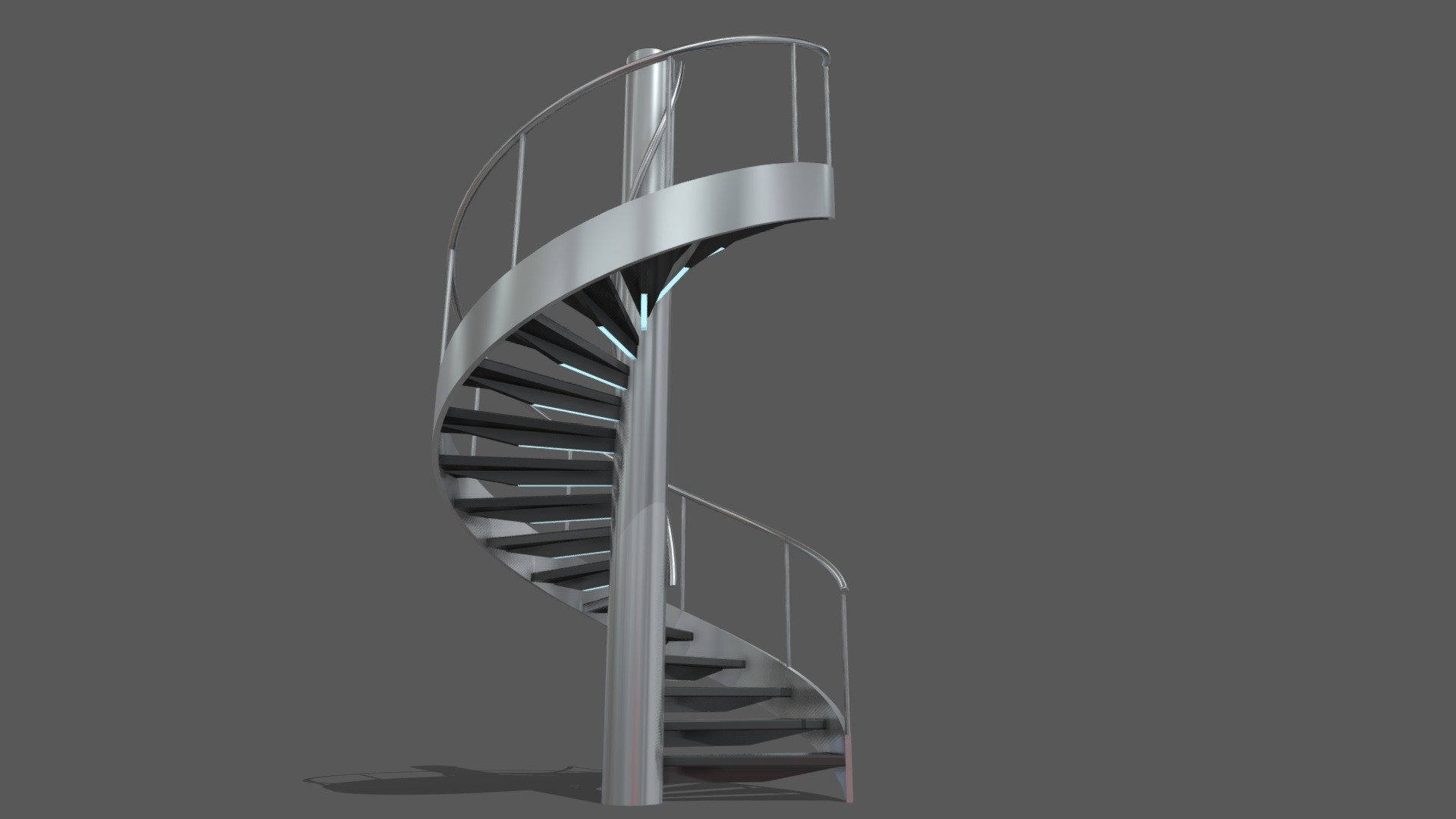 Spiral Stair Case - Download Free 3D model by Giimann [5798d5f] - Sketchfab