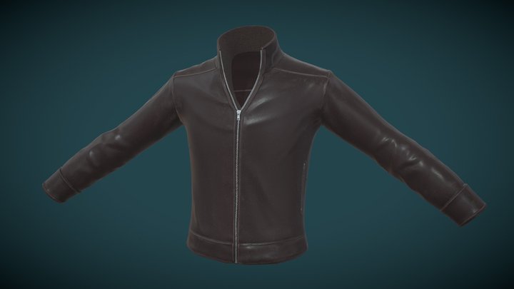 Leather Jacket 3D Model