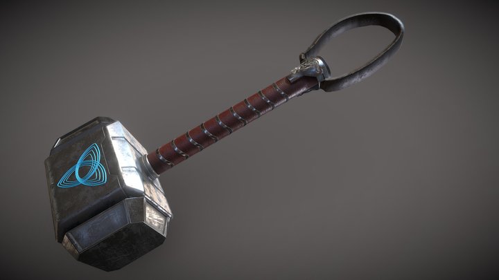 Thor Hammer - Martillo De Thor 3D Model