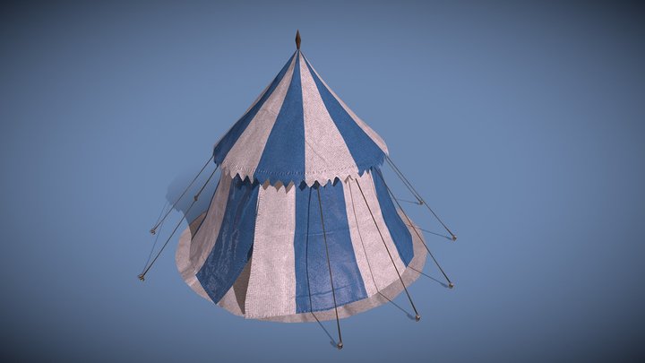 Medieval Tent 3D Model