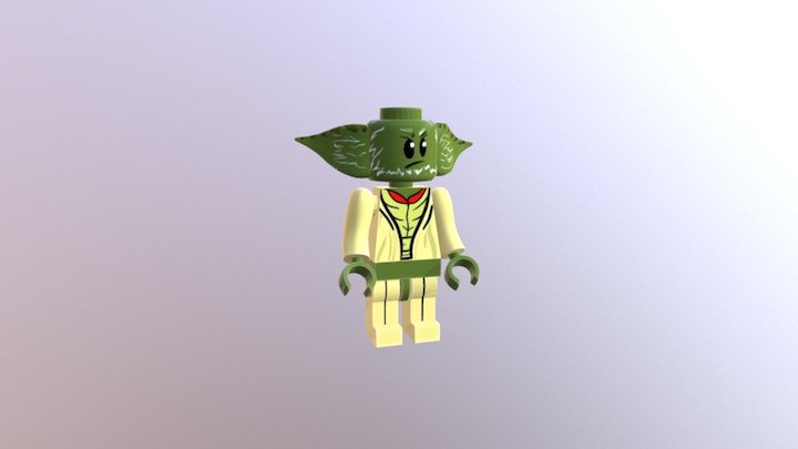 Yoda lego 3D Model