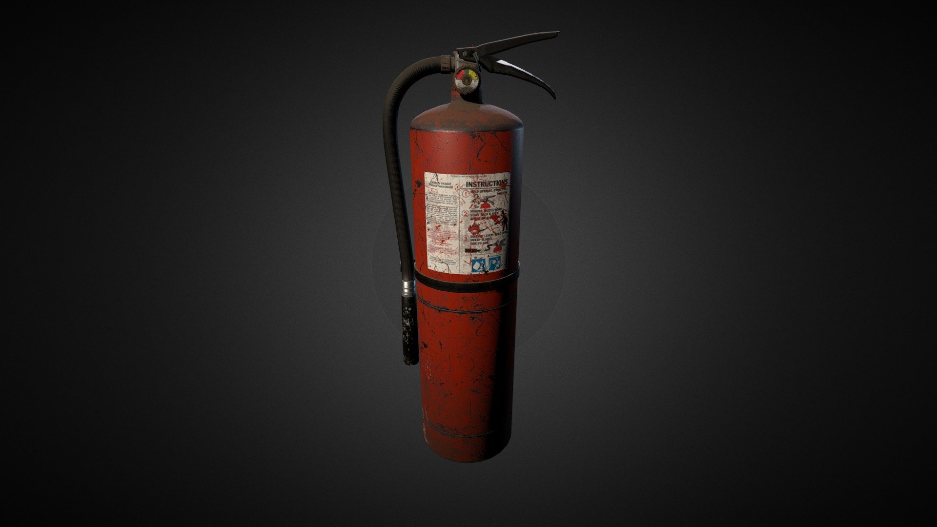 Fire Extinguisher - 3D model by MikeLuxton [579bf05] - Sketchfab