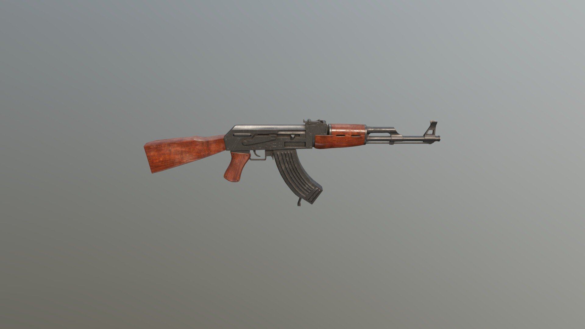 AK 47 Automatic rifle - Buy Royalty Free 3D model by xianghy [579c540 ...