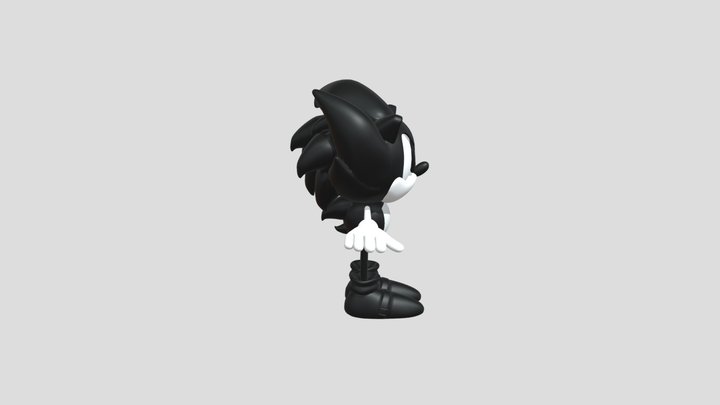 sonic fanart 3d! 3D Model