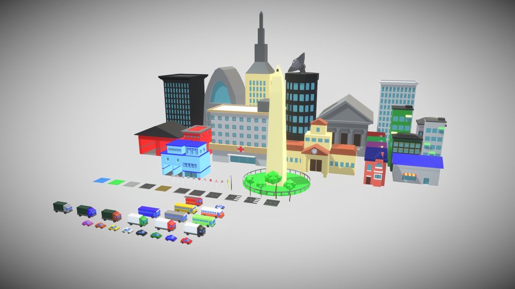 Low Poly City