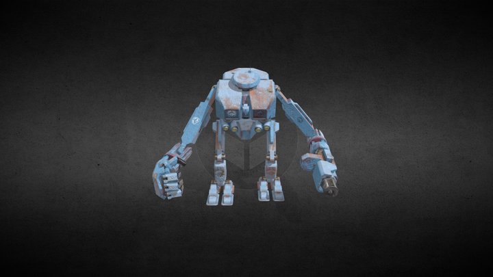 Mad Max style bot 3D Model