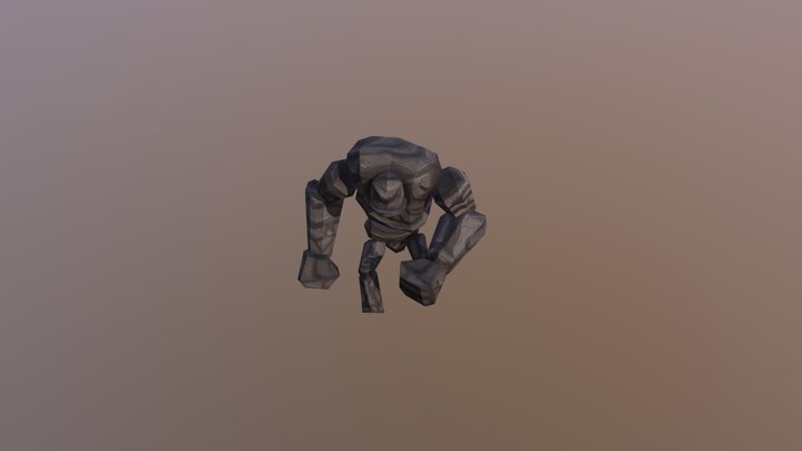 Rock Monster 3D Model