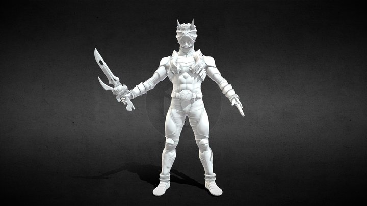 响鬼姿态比例 3D Model