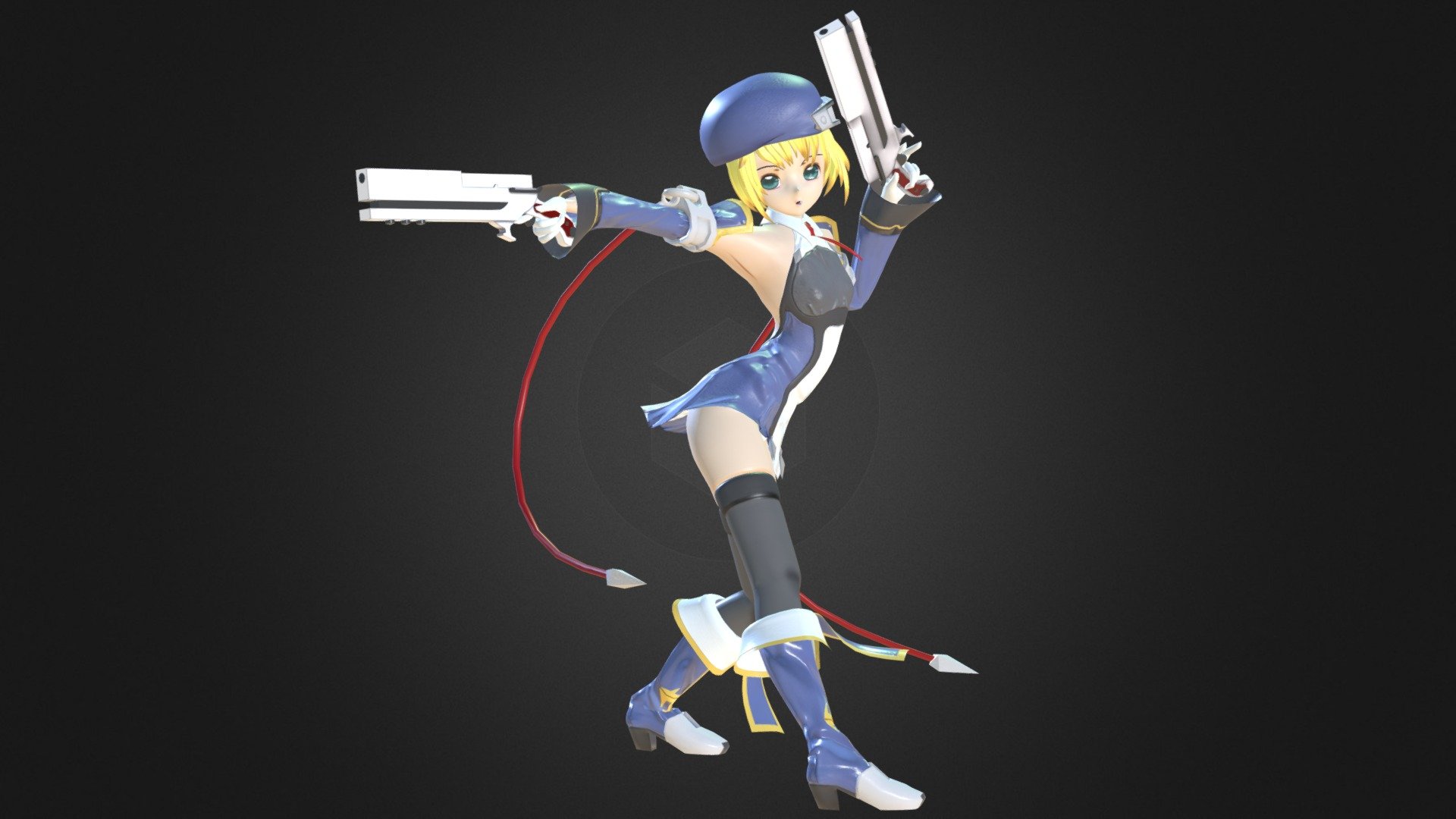 Noel Vermillion - 3D model by xenoaisam [579ea4e] - Sketchfab