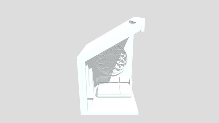 Cozy Gothic Environment 3D Model