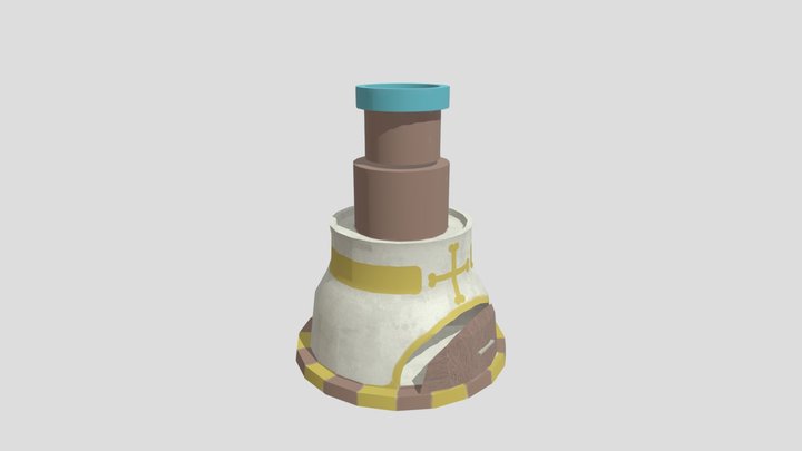 Fornalha Ghibli 3D Model