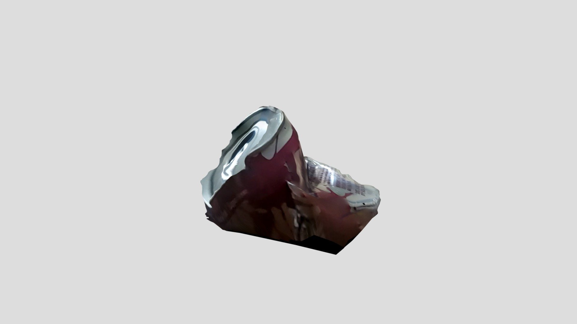crushed pop can