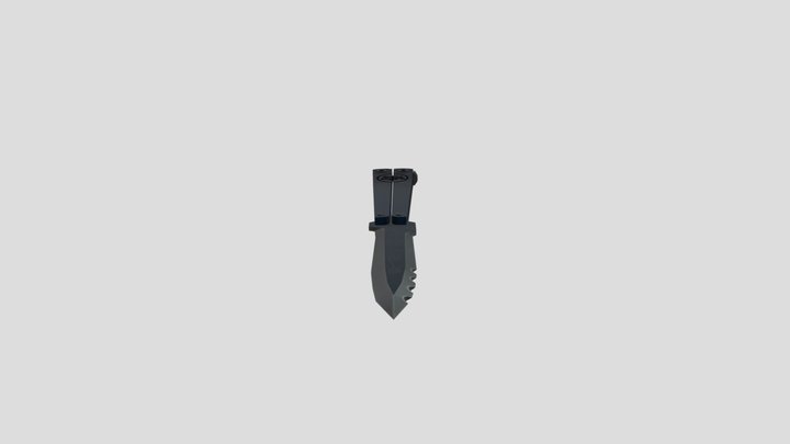 Spy Knife 3D Model