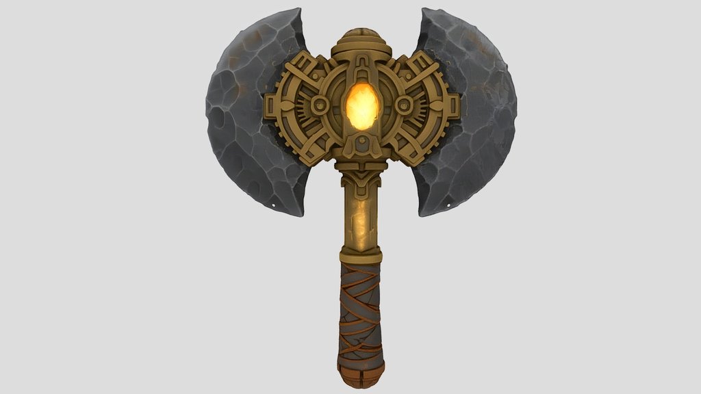 Runic Battle Axe