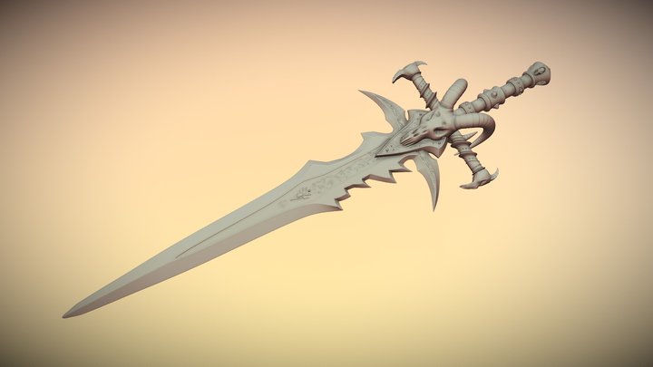 Frostmourne - World of Warcraft 3D Model