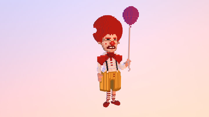 Ransome The Clown 3D Model