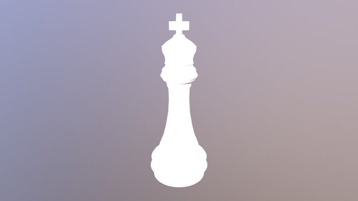 Chess Piece King 3D Model