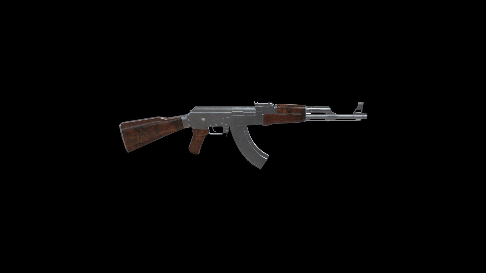 Ak47 - 3d Model By Dariesta [57a26d2] - Sketchfab