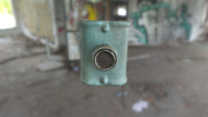 Old Power Button 3D Model