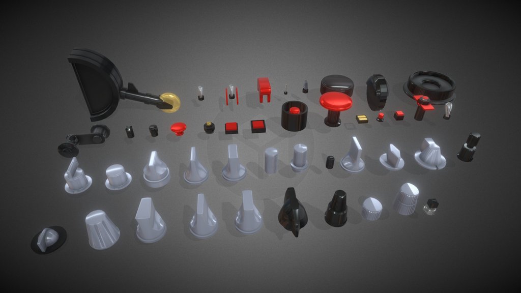 AIRCRAFT KNOBS AND DIALS