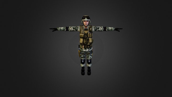 Militia  3D Model