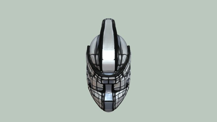 Futuristic spaceship 3D Model