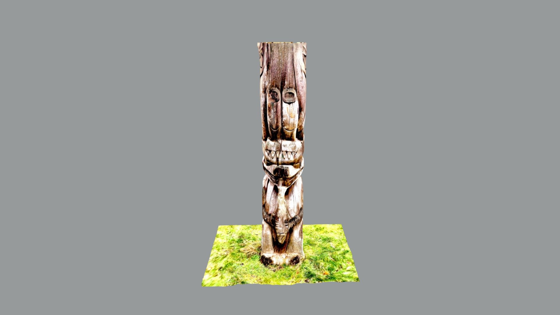SALISH TRIBAL TOTEM, pacific west coast