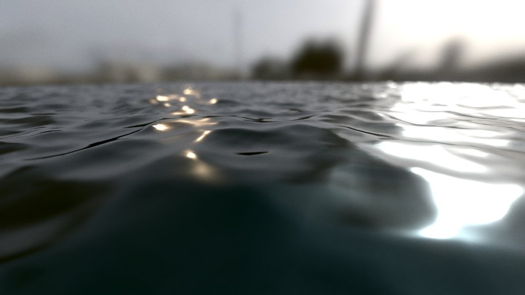animated water surface