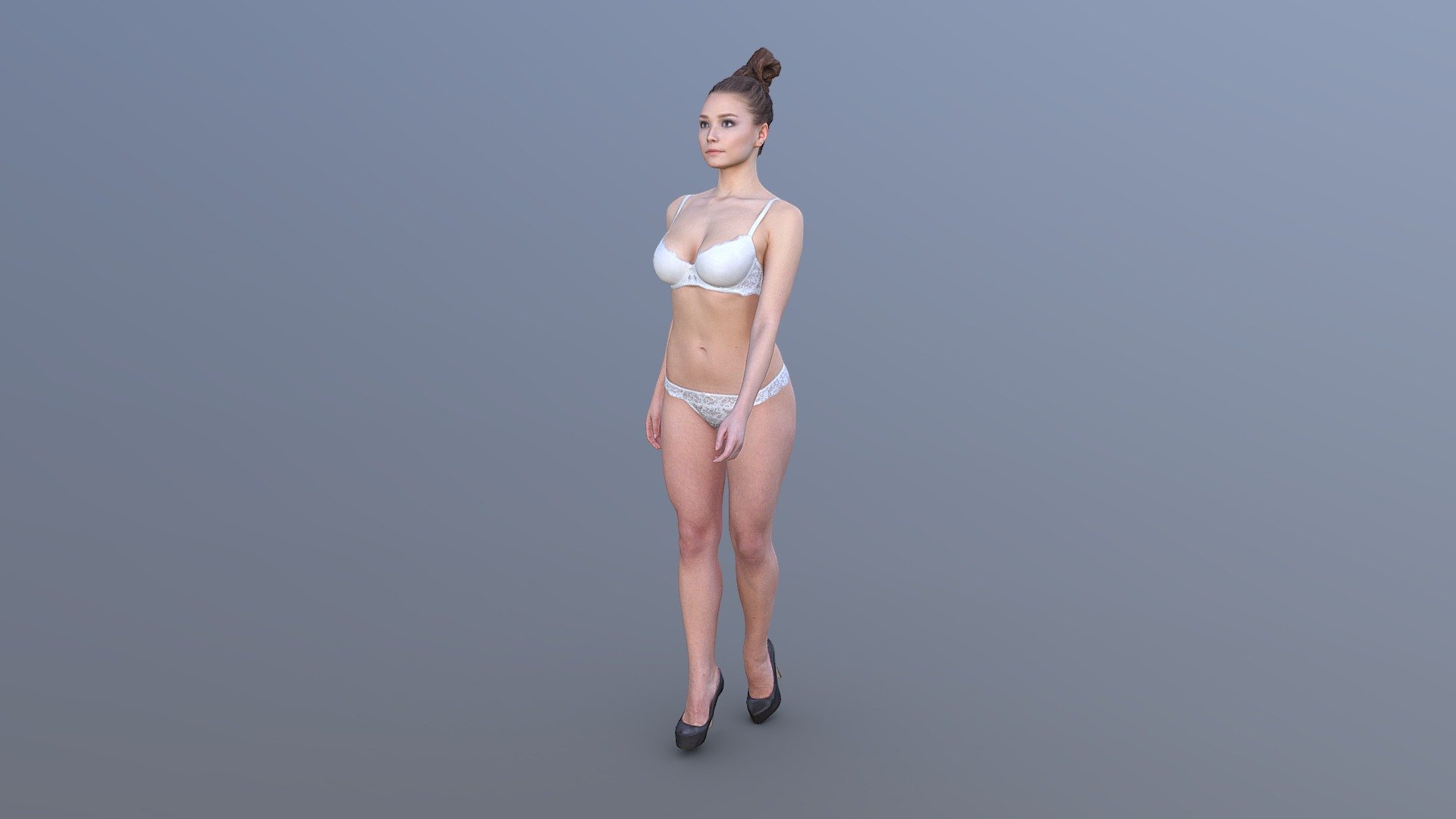 Woman In Underwear - 3D model by kanistra (@kanistra) [57a5a4a]