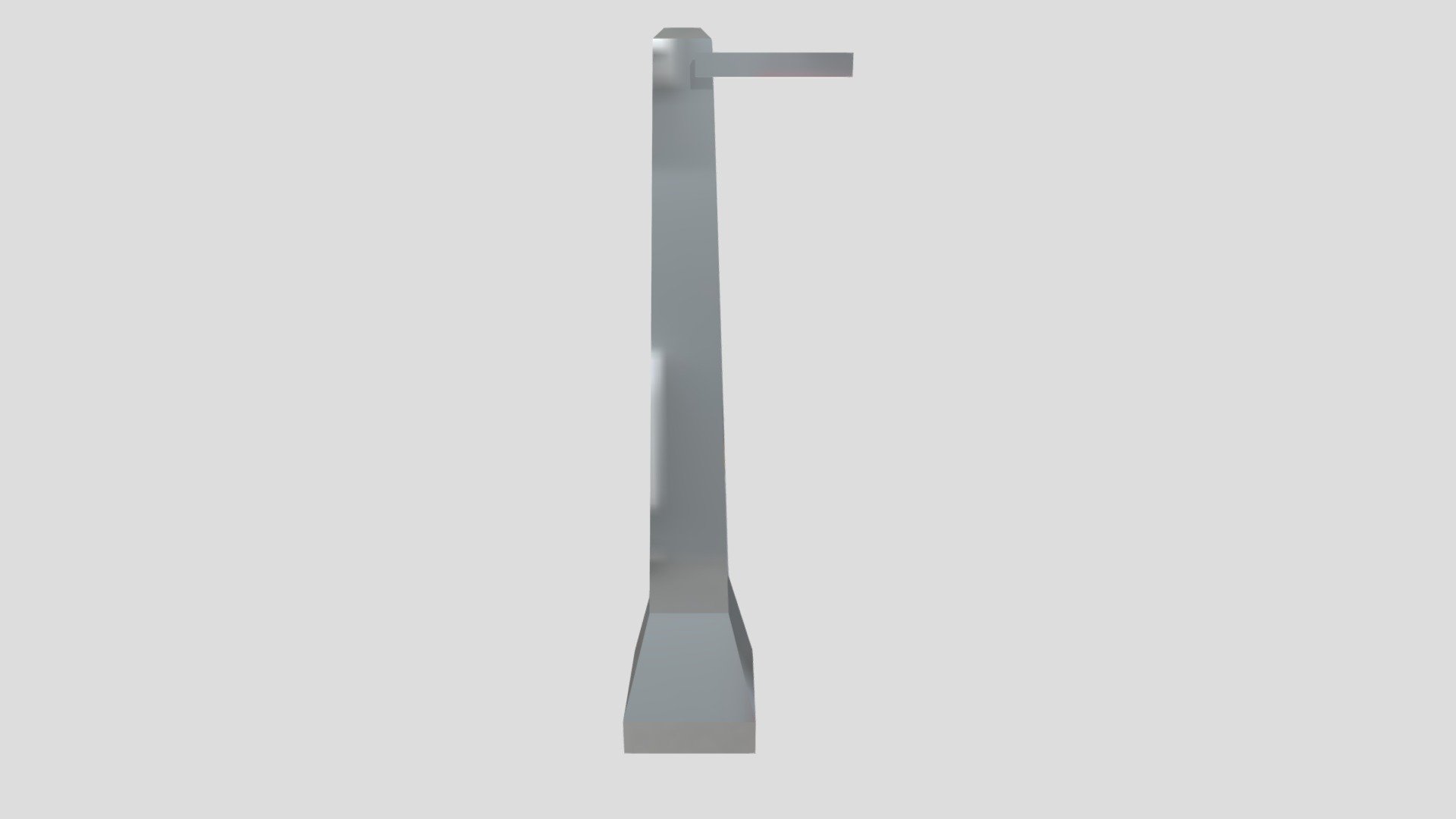 low poly Lampost